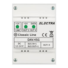 Doza derivatie, 4 iesiri, conectori cu surub - Electra DAV.4SG  