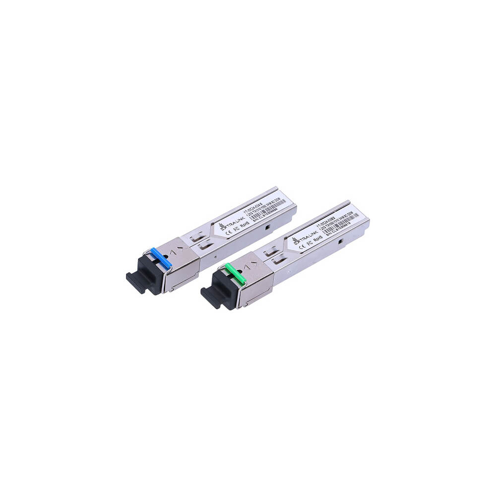 Transceivere Optice SFP Single-mode, 1.25G, Distanță până la 3km - Extralink YT-OC24-03A/03B