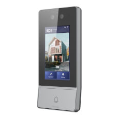 Videointerfon IP exterior, display 4.3 inch, card/PIN/rec. faciala, PoE - HikVision HiLook DP9-WP  