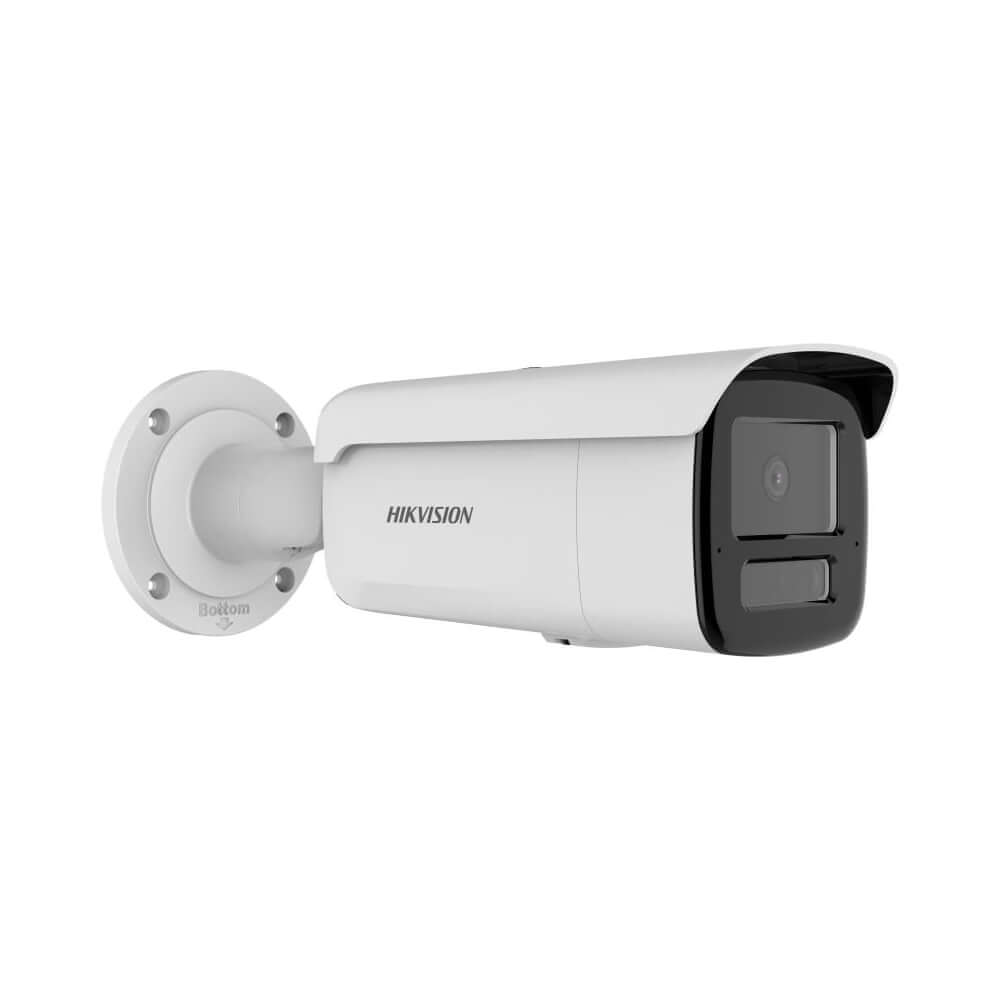 Camera IP, 6MP, Exterior, LED/IR 80m, Card, Mic, PoE, 4.0mm - HikVision DS-2CD2T63G2-2LI-4mm-O-STD