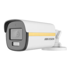 Camera 2MP, Exterior, ColorVu, 3DNR, LED/IR 40m, Mic, 2.8mm - HikVision DS-2CE12DF3T-LSE(2.8MM)