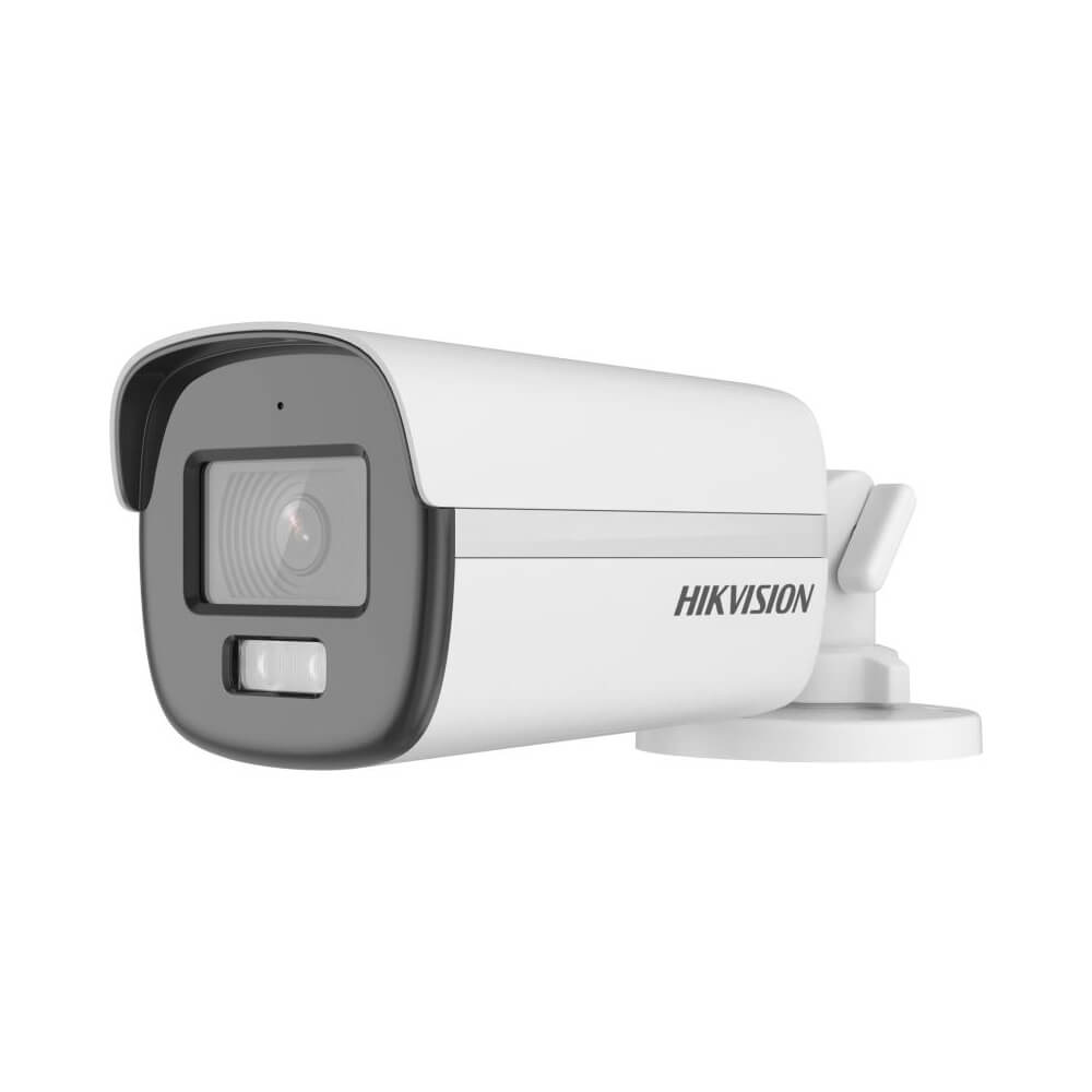 Camera 5MP, Exterior, HDCVI, ColorVu, 2DNR, LED 40m, Mic, 2.8mm - HikVision DS-2CE12KF0T-FS(2.8MM)