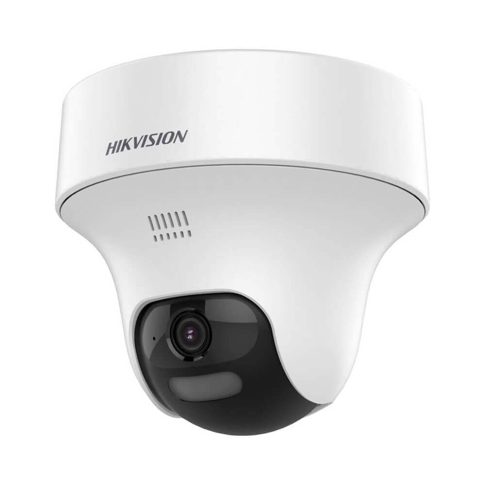 Camera 4MP 3K, mini PT, Exterior, Smart-Hybrid Light IR 25m, Mic - HikVision DS-2CE70K0T-PTLTS-2.8mm