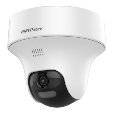 Camera 4MP 3K, mini PT, Exterior, Smart-Hybrid Light IR 25m, Mic - HikVision DS-2CE70K0T-PTLTS-2.8mm