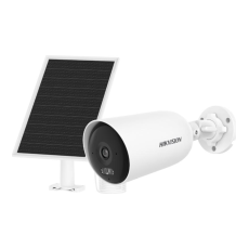Camera IP cu panou solar, 4MP, 4G, IR+LED 30m, Card, Mic, difuzor - HIKVISION-DS-2CFS04/4G(2.8MM)