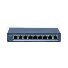 Switch 8 porturi PoE + 1 Port Uplink Gigabit, 110W, Cu management - HikVision DS-3E1309P-EI