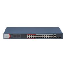 Switch PoE 24 porturi L2 370W 2 porturi combo Gb, management inteligent - HikVision DS-3E1326P-EI(B)