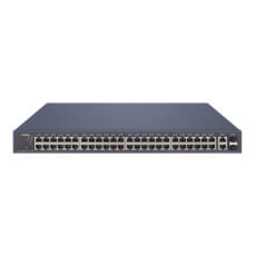Switch Smart Management 48 PoE, 2 Uplink RJ45 + 2 SFP, 470W - HikVision DS-3E1552P-SI