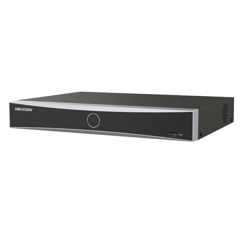 NVR 4 canale, 12 MP, AcuSeek, 1XSATA, 1U, HDMI/VGA, recunoastere faciala - HikVision DS-7604NXI-K1/VPro