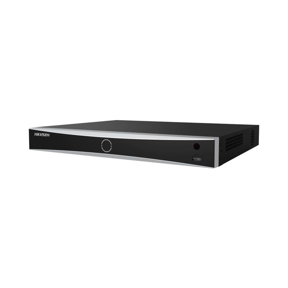 NVR 8 canale IP 12MP, Bitrate 80 Mbps, 2xHDD, 8 POE - HikVision DS-7608NXI-I2/8P/S