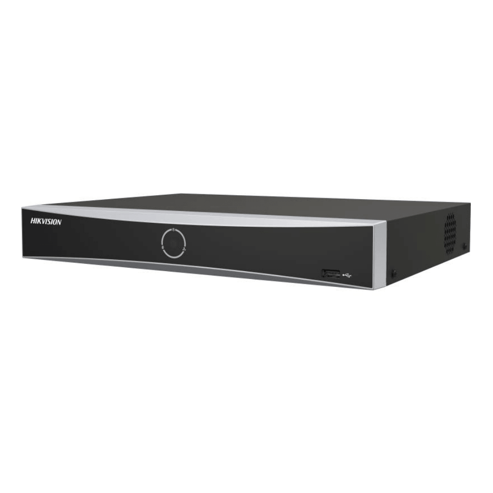 NVR 8 canale, 12MP, AcuSeek, HDMI 4K, 2x USB, recunoastere facial,  8 porturi PoE - HikVision DS-7608NXI-K1/8P/VPro