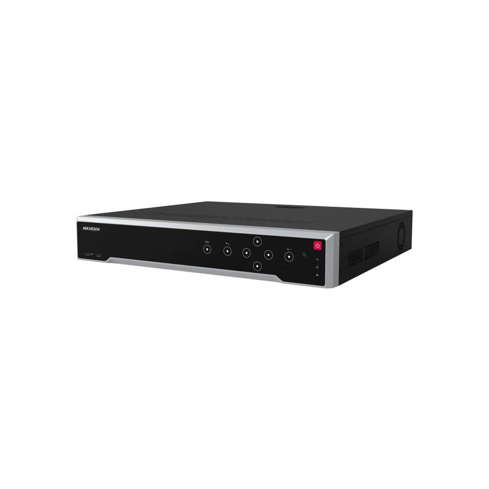 NVR 32ch IP 24xPoE 12MP 4xHDD, 8K,  H.265+ Permite camere AI, Functii IVS-HikVision DS-7732NI-M4/24P