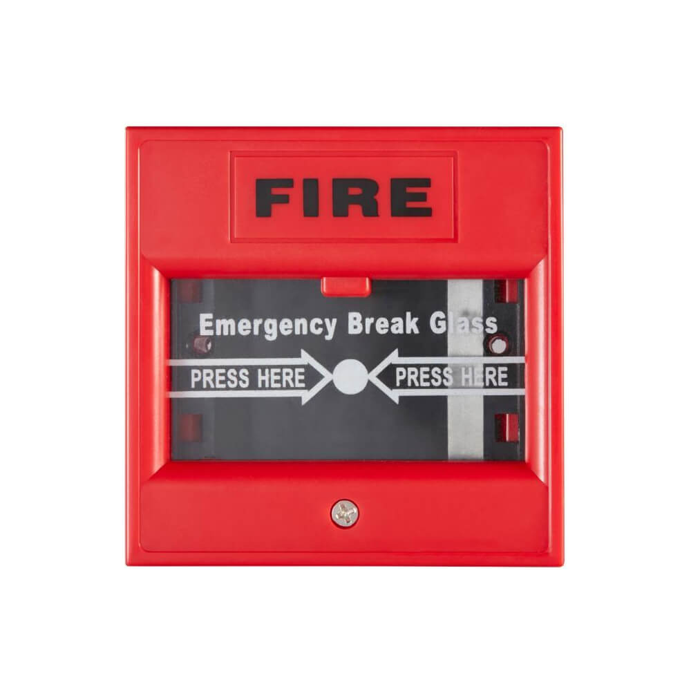Buton rosu de alertare, 3 fire, NO/NC/COM - HikVision DS-K7PEB