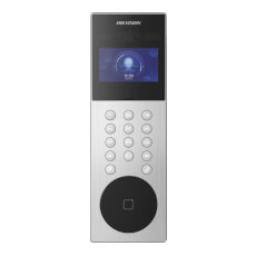 Videointerfon IP de exterior, recunoaștere facială, cameră HD, ecran 4.3inch-HikVision DS-KD9203-ME6