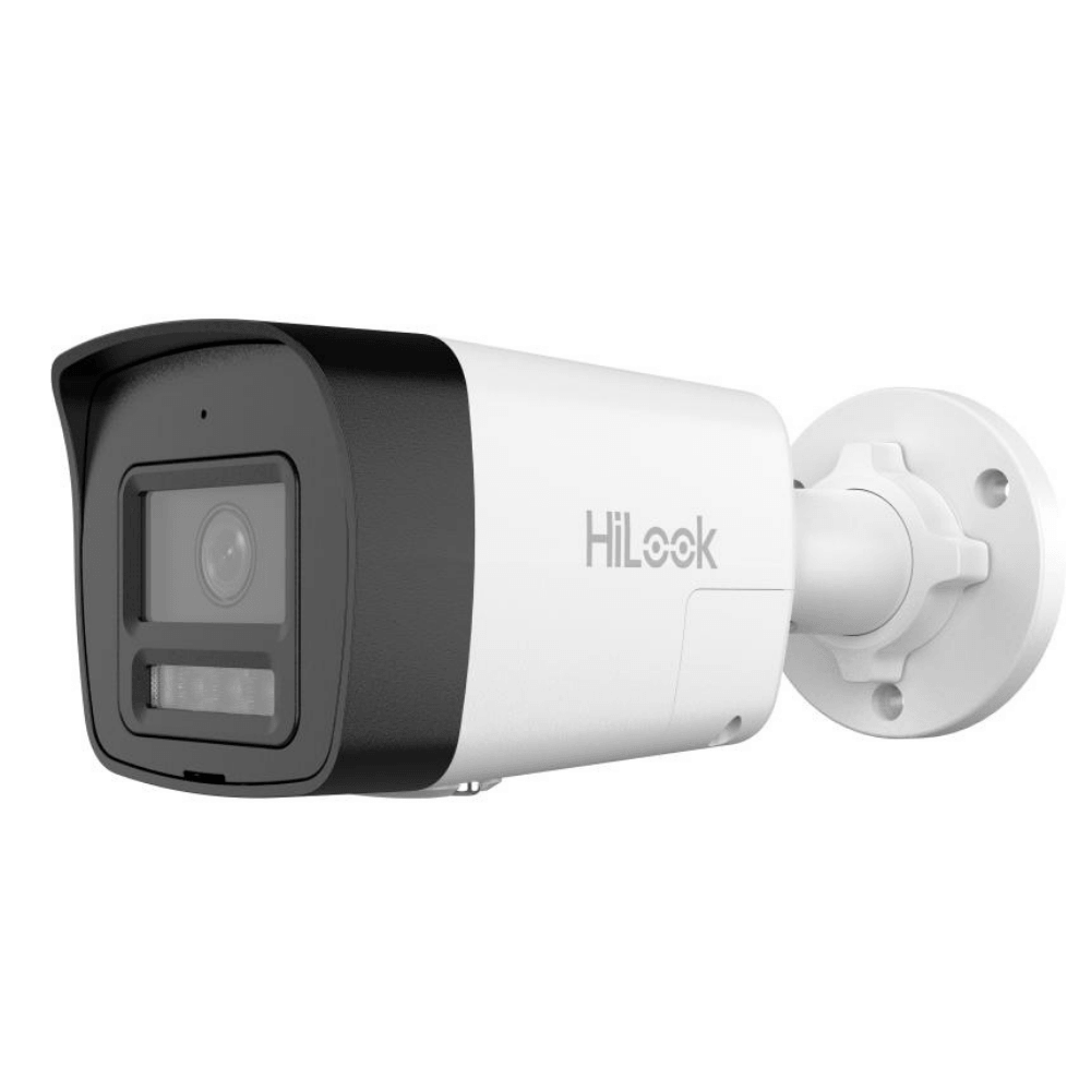 Camera IP, Exterior, 2 MP, IR/lumina alba 20 m, Mic, Difuzor, Card, PoE -HikVision HiLook IPC-B120HA-LUFC/SL(2.8MM)