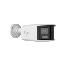 Camera supraveghere exterior IP panoramica cu iluminare duala Hikvision HiLook IPC-B460HAD-LUF/SL, 6 MP, 2.8 mm, IR/lumina alba 30 m, microfon si difuzor, slot card, PoE, lumina stroboscopica