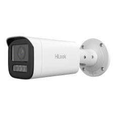 Camera supraveghere exterior IP Hikvision HiLook Hybrid Light IPC-B660HA-LZU, 6 MP, 2.8 - 12 mm, IR/Lumina alba 50 m, microfon, slot card, PoE