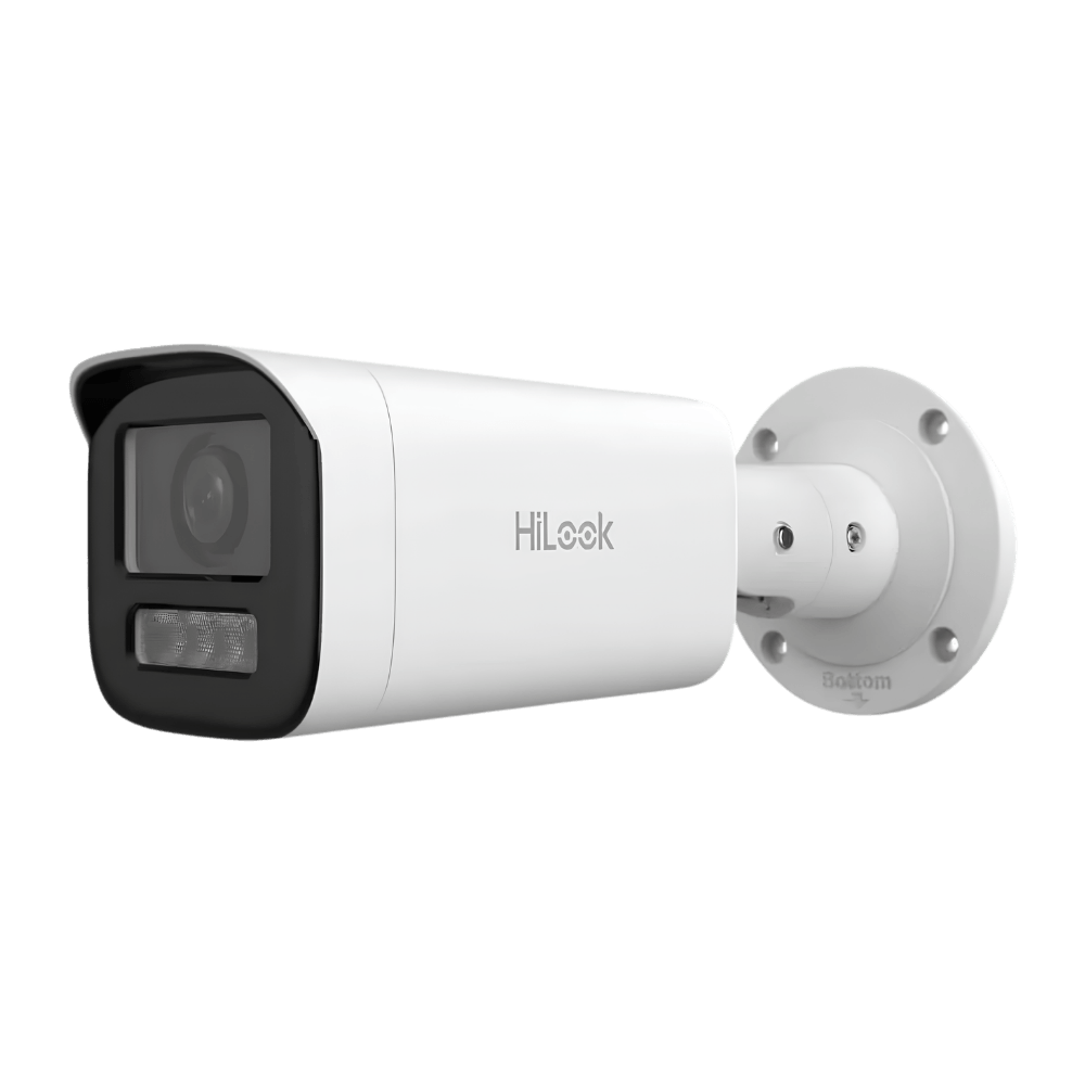 Camera IP 6MP, Exterior, IR/Lumina alba 50m, Mic, Card, PoE, 2.8-12 mm - HikVision HiLook IPC-B660HA-LZU(2.8-12MM)