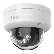 Camera IP, Exterior, 2MP, Smart Hybrid Light, IR/Lumina alba 30m, Mic, PoE, 2.8mm - HikVision HiLook IPC-D120HA-LU