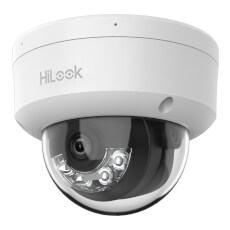 Camera supraveghere IP Dome Smart Hybrid Light Hikvison Hilook IPC-D160HA-LU(2.8MM), 6 MP, 2.8 mm, IR/Lumina alba 30 m, microfon, PoE