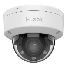 Camera supraveghere IP Dome HikVision IPC-D640HA-LZU, 4 MP, 2.8 - 12 mm, IR / lumina alba: 30 m, slot card, microfon, PoE