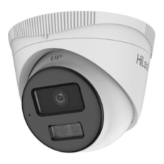 Camera IP, Dome, 4 MP, Exterior, IR/lumina alba 20 m, Card, Mic, PoE - HikVision HiLook IPC-T240HA-LUFC/SL(2.8MM)