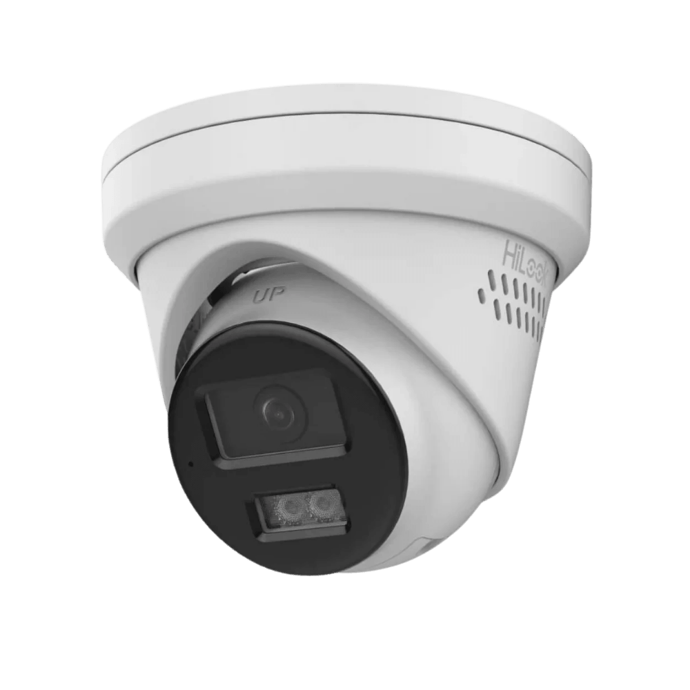 Camera IP 8MP, Exterior, IR/Lumina alba 30m, Mic, Difuzor, Card, PoE - HikVision HiLook IPC-T280HAP-LUF/SL(2.8MM)