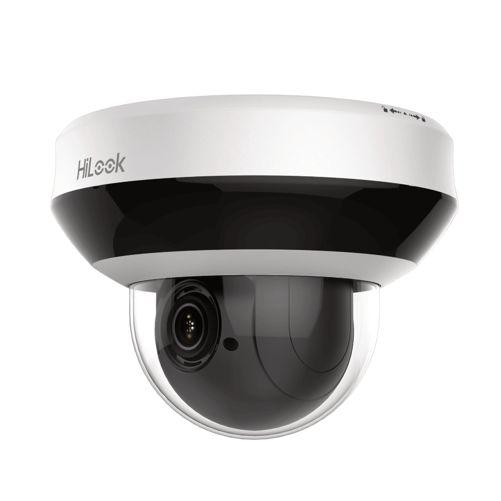 Camera IP PTZ, 4MP, Exterior, IR 20m, Zoom 4x, Difuzor, Card, Mic, PoE, 2.8-12mm - HikVision HiLook N2404I-DE3(G)