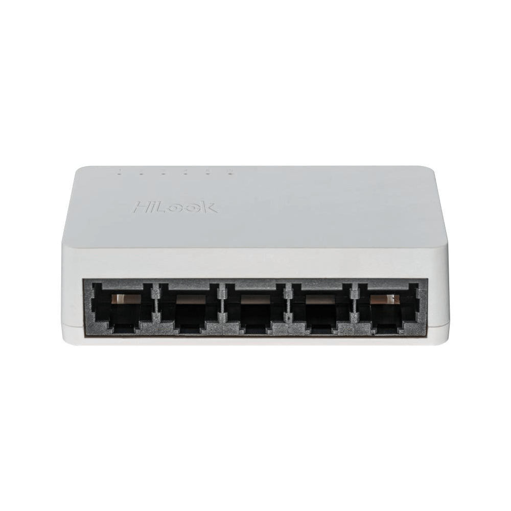 Switch cu 5 porturi, 10/100/1000 Mbps, 10 Gbps, 7.4 Mpps, MAC 2K - HikVision HiLook NS-0505D