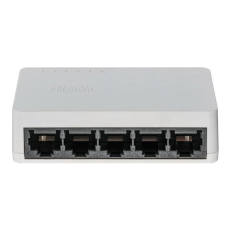 Switch cu 5 porturi HikVision HiLook NS-0505, 10/100/1000 Mbps, 10 Gbps, 7.4 Mpps, MAC 2K, fara management