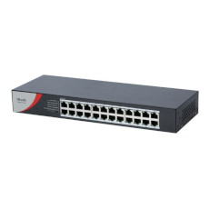 Switch Gigabit cu 24 porturi Hikvision HiLook NS-0524R, 10/100/1000Mbps, plug and play, fara management