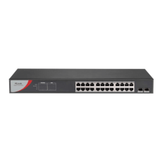 Switch PoE, 24 porturi, 52 Gbps, 38.69 Mpps, MAC 8K, fara management - HikVision HiLook NS-0526P-225