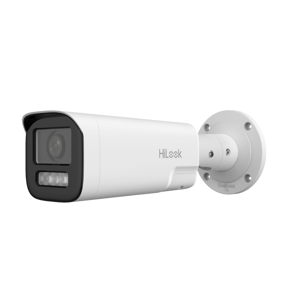 Camera IP, 6MP, Exterior, Smart Hybrid Light, Card, Microfon, Difuzor, PoE, 2.8-12mm - HiLook IPC‑B660HA‑LZU/SL