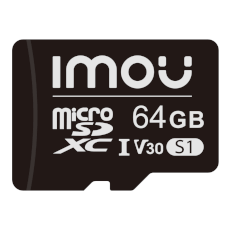 Card memorie MicroSD 64GB, Clasa 10, U3, V30, rezistent la apă - Imou ST2-64-S1