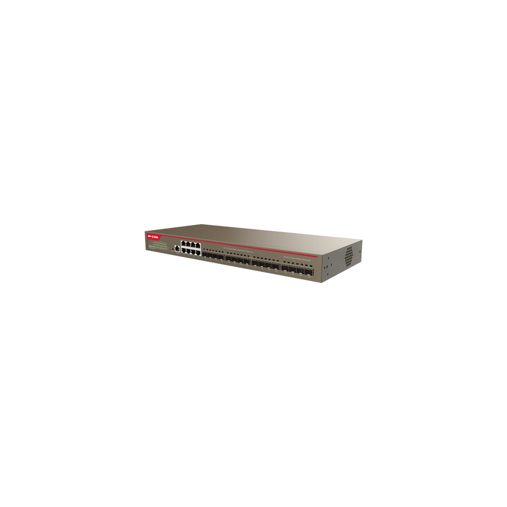 Switch 16 porturi SFP Gigabit  si 8 porturi Gigabit RJ45, L3, Cloud Management  - IP-COM G5324-16F