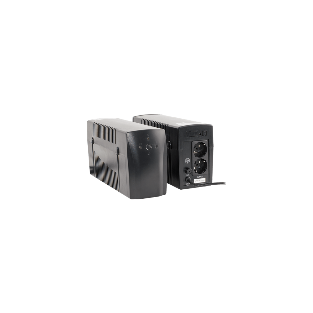 UPS 600VA/360W, acumulator 12V/7Ah, 2 prize schuko, protectie si alarma acustica - IPS TM-LI-0k6