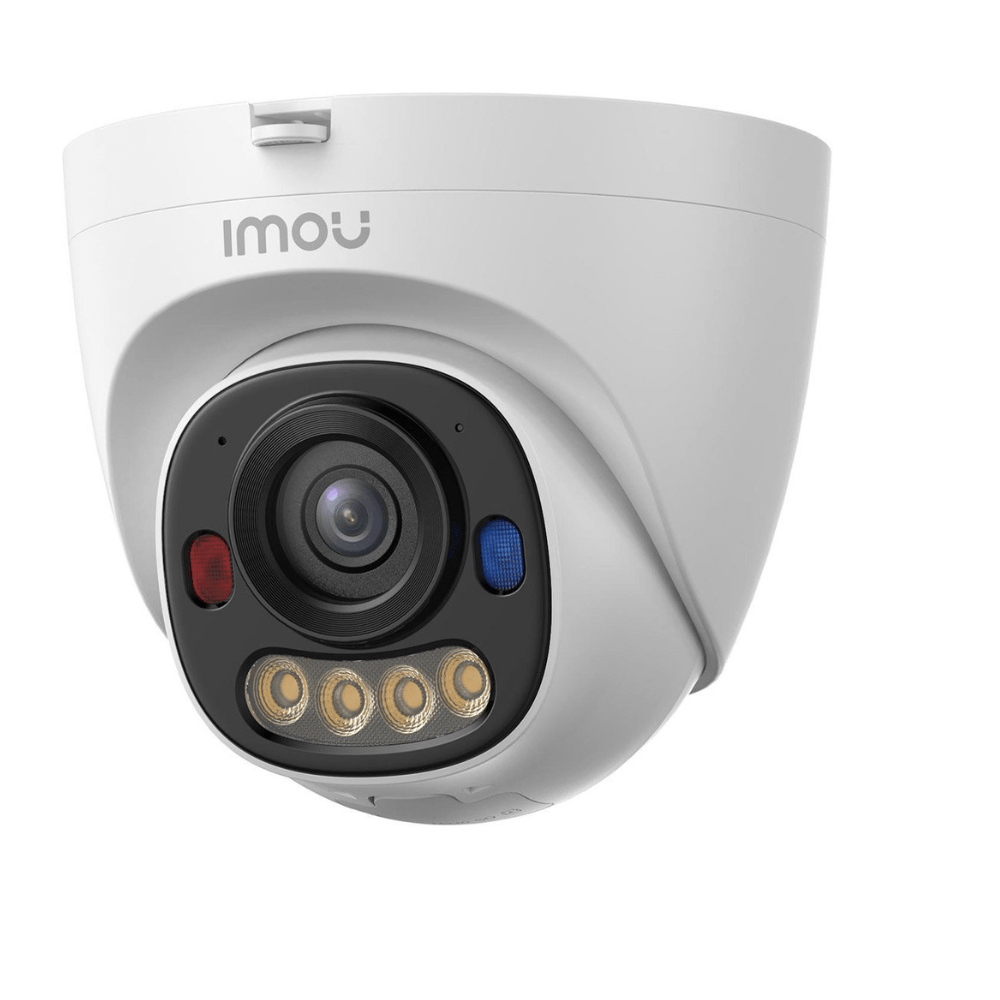 Camera IP Dome, 5 MP, IR/Lumina alba 30m, Detectie om/vehicul, Microfon, Card, PoE, 2.8mm - Imou IPC-PS8D-5V0-0280B