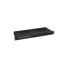 Termostat digital rack 1U cu 2 ventilatoare si control temperatura - LinkPower LINK-FAN-JG02