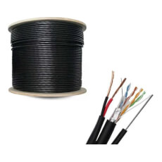 Cablu CAT5 FTP cupru, rola 305m cu alimentare si sufa - LinkPower LINK-FTP CU-AUTO+2C