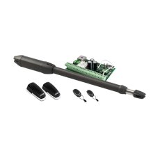 Kit automatizare poartă batantă 24V pentru canat 2m și 400kg cu telecomenzi - Motorline KIT PUMA400-24V-1BR-R