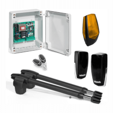 Kit automatizare porti batante 4m cu brat melcat pentru stalpi grosi - Motorline LINCE600-KIT