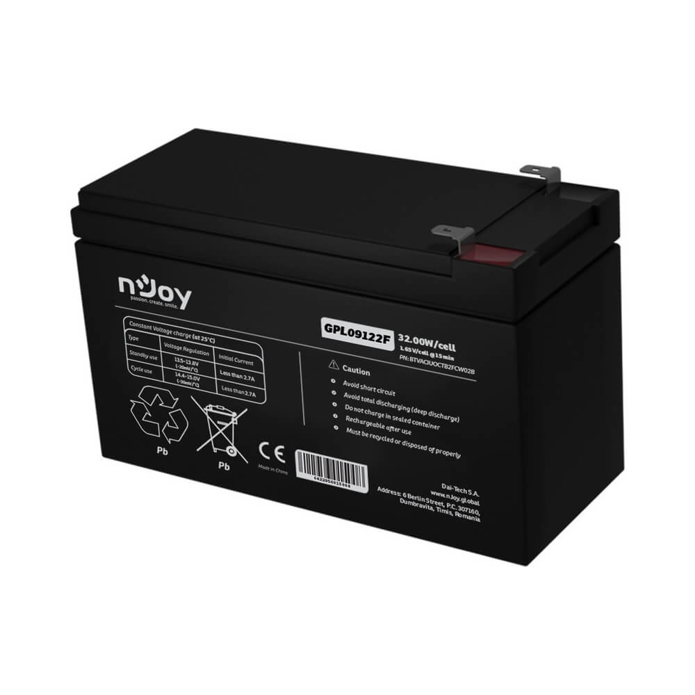 Acumulator 12V VRLA 30.55W/cell - NJoy BTVACIUOCTB2FCW02B