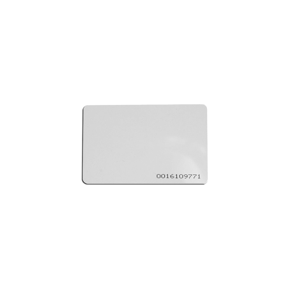 Cartele de proximitate cu cod printat, 125KHz, 0.8 mm - OEM EM125-08+C