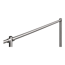 Balustrada din INOX de 1m, pentru reglarea fluxului de persoane - OEM K-CS-1M