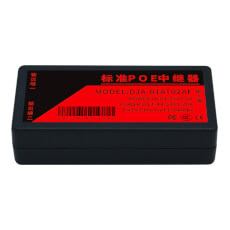 Repetor PoE 44-55V, 0.5A, 100m extindere semnal, protectii integrate - OEM POE-R01