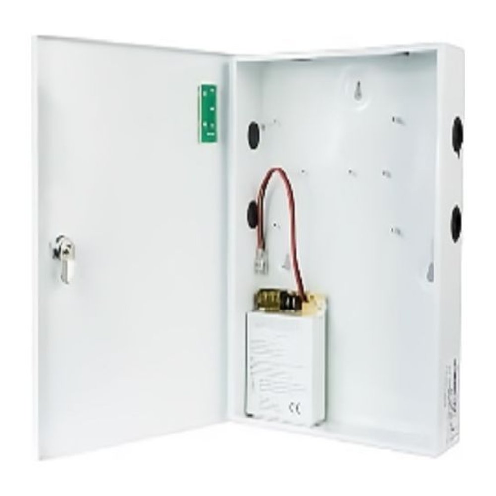 Sursa de alimentare, 12V DC 5Ah, cutie metalica cu traf, back-up - OEM TSS-CABOX