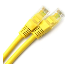 Patchcord UTP RJ45-RJ45 Cat.5e 0.5m, galben - OEM UTP-5E-0.5-Y