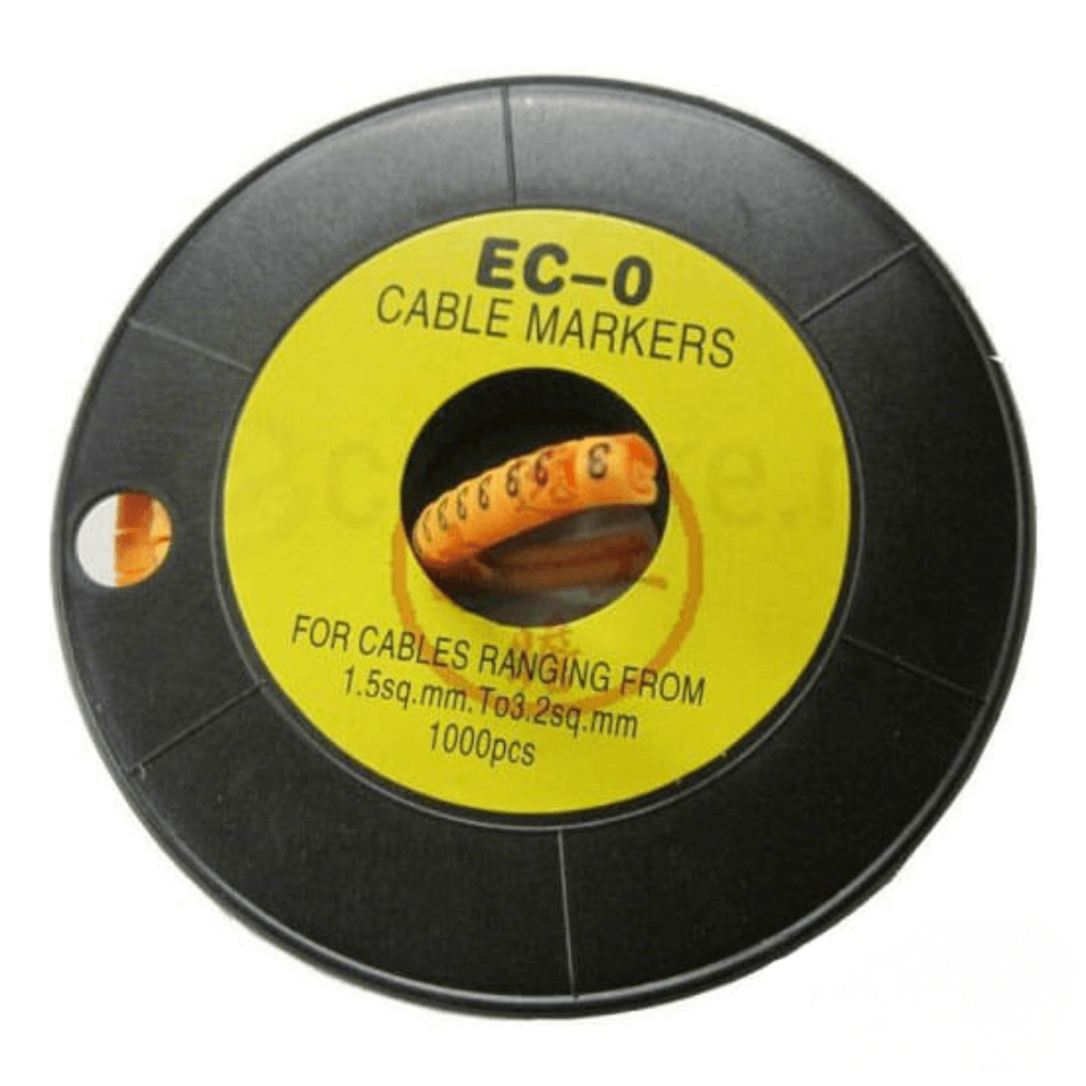 Rola marcare cablu 3-5.2mm, cu o singura cifra - PSS EC-1MARK