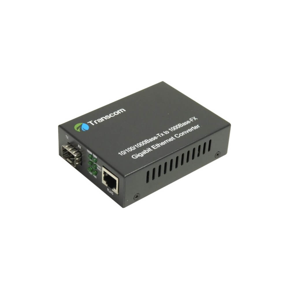 Media convertor 10/100/1000M Dual Fiber, SM 20km SC / MM 2km - PSS TS-1000N-SD-20