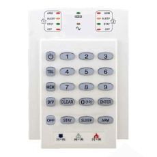 Tastatura LED 10 zone, pe fir, verticala - Paradox K10V